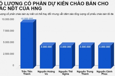 Công ty bầu Đức có thể thu về 782 tỷ đồng nhờ bán cổ phiếu lần này