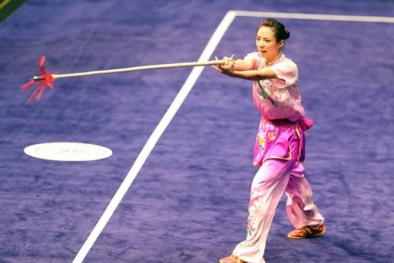 'Ngọc nữ' Wushu Dương Thúy Vi giành HCV thế giới