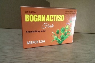 Lý do 3 lô sản phẩm thực phẩm bảo vệ sức khỏe Bogan actiso forte bị thu hồi