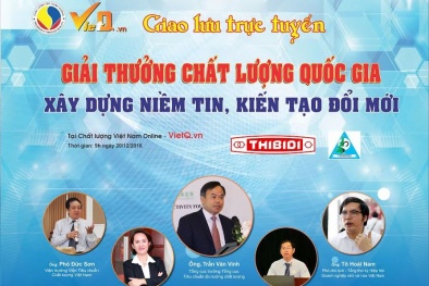 Chào mừng GIẢI THƯỞNG CHẤT LƯỢNG QUỐC GIA 2017