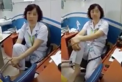Tin mới nhất vụ nữ bác sĩ gác chân lên ghế đối thoại người nhà bệnh nhân