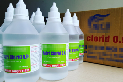 Tăng cường kiểm tra nguồn gốc, xuất xứ sản phẩm nước muối sinh lý