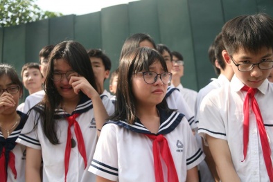 Hơn 1000 học sinh hát vang ca khúc Lương Thế Vinh vĩnh biệt thầy Văn Như Cương
