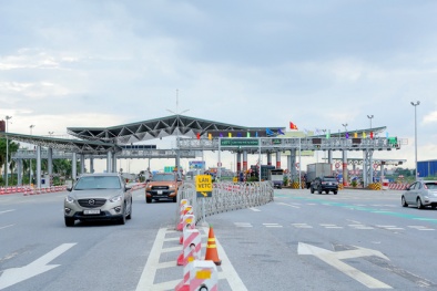 Trạm thu phí BOT Hà Nội - Bắc Giang chính thức triển khai thu phí không dừng