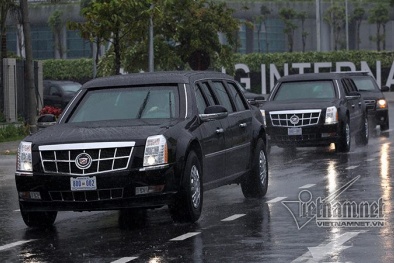 Ngắm dàn siêu xe, phi cơ đặc chủng đưa lãnh đạo các nước tới Việt Nam