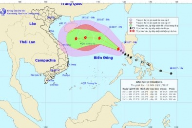 Công điện ứng phó cơn bão số 13 – bão Haikui