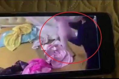 Mẹ bàng hoàng vì con hơn 1 tháng tuổi bị người giúp việc tung hứng, đánh đập dã man
