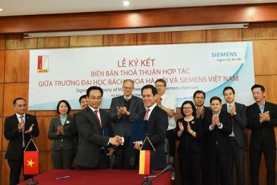 ĐH Bách Khoa và Siemens ký kết Biên bản ghi nhớ phát triển tài năng tương lai về kỹ thuật số