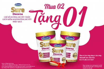 Khuyến mãi hấp dẫn từ Vinamilk Sure Diecerna