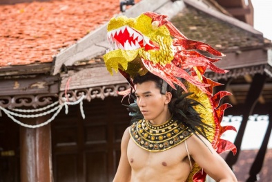 Trương Ngọc Tình gây chú ý với trang phục dân tộc, xuất sắc giành chiến thắng tại CK Manhunt