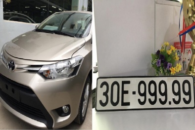Nhờ biển 'ngũ quý' 9, Toyota Vios bán cao gấp 3 lần giá mua