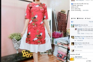 Thị trường tết 2018: Chị em đổ xô đặt may áo dài Tết, chủ cửa hàng gom 200 đơn hàng/ngày