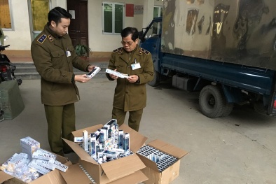 Bắt giữ lô thuốc nhuộm tóc và 2 tấn hàng nhập lậu Trung Quốc