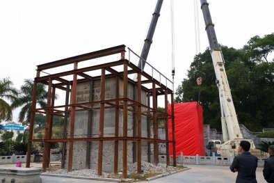 Thần đèn Đỗ Quốc Khánh dời Tượng Đức Ông lên vị trí đồi cao 45m