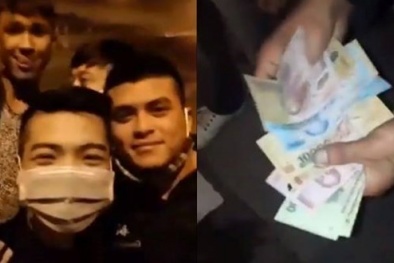 Nhóm thanh niên cầm hung khí chặn ô tô xin tiền có thể chịu mức phạt nào?