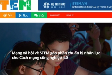 Mạng xã hội STEM góp phần chuẩn bị nhân lực cho cách mạng công nghiệp 4.0