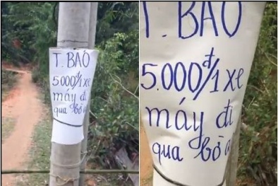 ‘BOT bờ ao’ thu phí 5.000 đồng/lượt xe máy: Chính quyền địa phương nói gì?