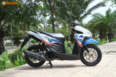 Honda Click 125i độ 'siêu chất' với loạt đồ chơi ‘khủng’ tại TP.HCM