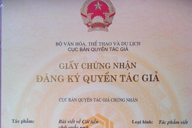 Chữ quốc ngữ cải tiến của PGS.TS Bùi Hiền được cấp bản quyền vì ‘sợ’ bị ‘chiếm hữu’
