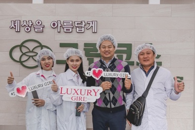 Luxury Girl hợp tác sản xuất mỹ phẩm tại Hàn Quốc với vốn đầu tư hơn 1 triệu đô