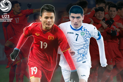 Kết quả tỷ số trận đấu giữa U23 Việt Nam vs U23 Uzbekistan: 1 - 2