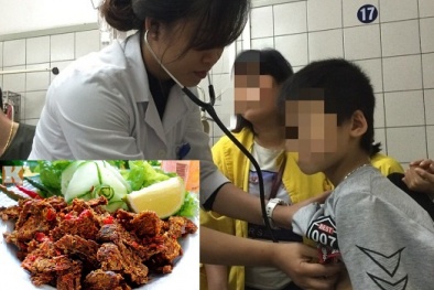 Ăn thịt bò khô sử dụng phẩm màu không rõ nguồn gốc bé trai suýt mất mạng
