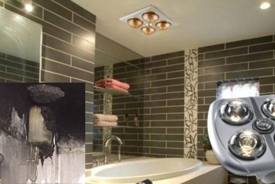Thời tiết rét đậm: Mất mạng như chơi nếu dùng đèn sưởi nhà tắm sai cách