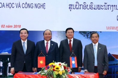 Bàn giao Trung tâm đào tạo cán bộ quản lý KH&CN cho Bộ KH&CN Lào