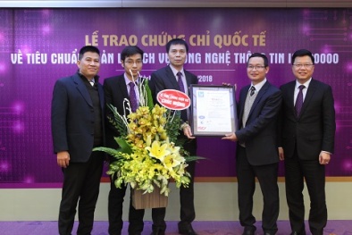 Ngân hàng đầu tiên tại Việt Nam nhận chứng chỉ quốc tế ISO 20000