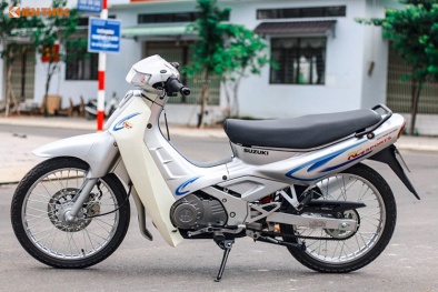 TP.HCM: Xe máy Suzuki đã dùng 20 năm rao bán 110 triệu đồng gây xôn xao