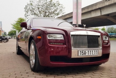 Chiêm ngưỡng siêu xe Rolls-Royce Ghost Series biển ngũ quý 1 giá hơn 11 tỷ đồng