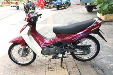 Xe máy Suzuki RGV biển 'ngũ quý' được rao bán giá ngang ngửa chiếc xe Kia Morning