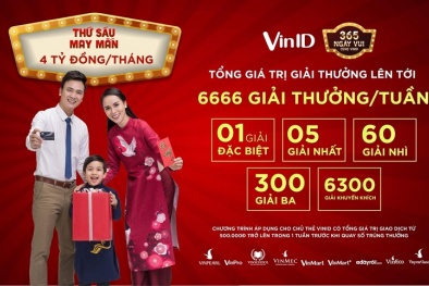 100 tỷ đồng tri ân chủ thẻ VinID trong ‘365 ngày vui’