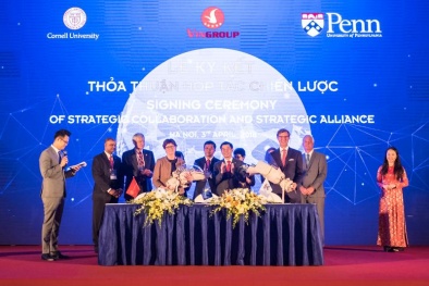 Vingroup ký kết thỏa thuận hợp tác chiến lược với đại học Cornell và Pennsylvania