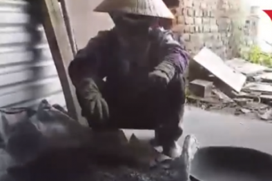 Rùng mình quy trình chế củi tre thành thuốc trị ung thư