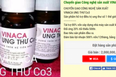 Thuốc ung thư làm từ than tre: Sốc với loạt ‘thần dược’ của Vinaca... chữa hoàn toàn được ung thư!
