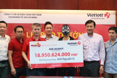 Xổ số Vietlott: Mỗi ngày đều mua 1 tờ vé số, tài xế Grab lĩnh thưởng gần 19 tỷ đồng