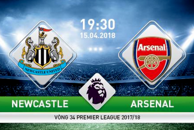 Link xem bóng đá trực tuyến trần đấu Newcastle vs Arsenal