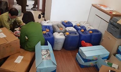 Phát hiện mỹ phẩm, thực phẩm chức năng sản xuất chui