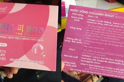 Cục An toàn thực phẩm xác nhận chưa cấp công bố ATTP cho nước uống Collagen Edally