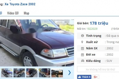 Những chiếc ô tô Toyota cũ này đang rao bán tầm giá 200 triệu tại Việt Nam