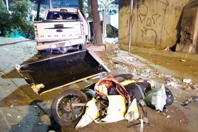 Tin mới nhất về vụ xe ‘điên’ đâm hàng loạt xe máy dừng đèn đỏ ở Tp.HCM đêm qua