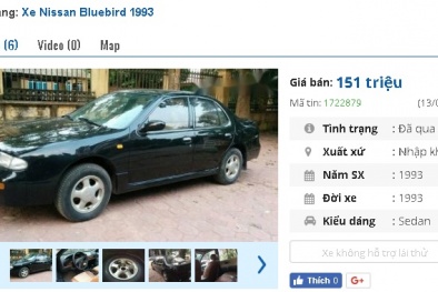 Những chiếc ô tô Nissan cũ này đang rao bán tầm giá 100 triệu đồng tại Việt Nam