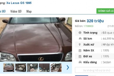 Những chiếc ô tô Lexus cũ này đang rao bán tầm giá 300 triệu tại Việt Nam