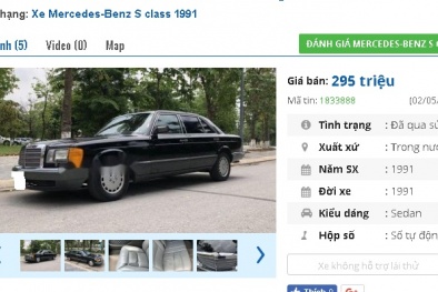 Những chiếc ô tô Mercedes cũ này đang rao bán tầm giá 200 triệu tại Việt Nam