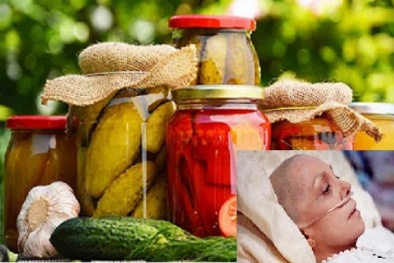 Thực phẩm muối chua có thể gây lão hóa nhanh, ung thư nội tạng