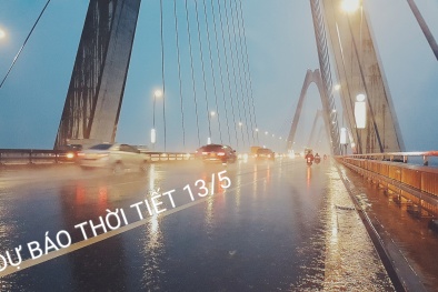Dự báo thời tiết hôm nay 13/5: Hà Nội trưa chiều oi bức, mưa dông tiếp tục xảy ra vào chiều và tối