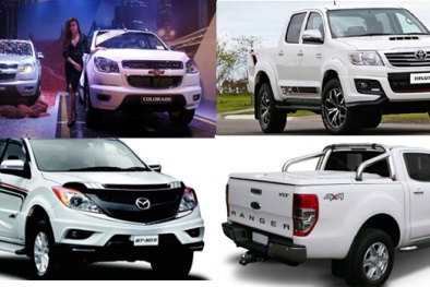 Lý do khiến mức tiêu thụ ô tô bán tải sụt giảm mạnh