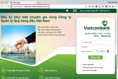‘Nếu khách hàng giao dịch phải website giả mạo thì lỗi thuộc về khách hàng’