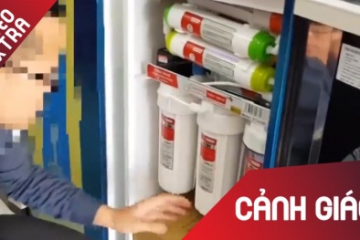 Cơ sở sản xuất máy lọc nước sử dụng tem chứng nhận giả mạo